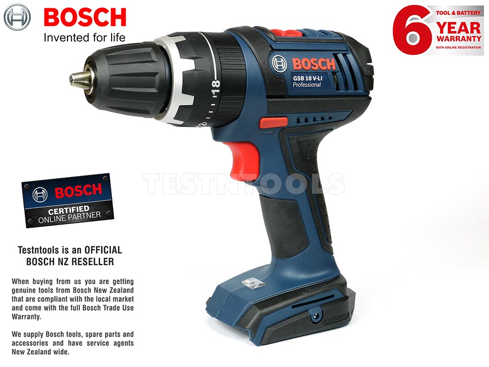 AA TEMPLATE - Bosch 18V Hammer Drill Tool Only GSB 18V-Li Striker 0.9Kg