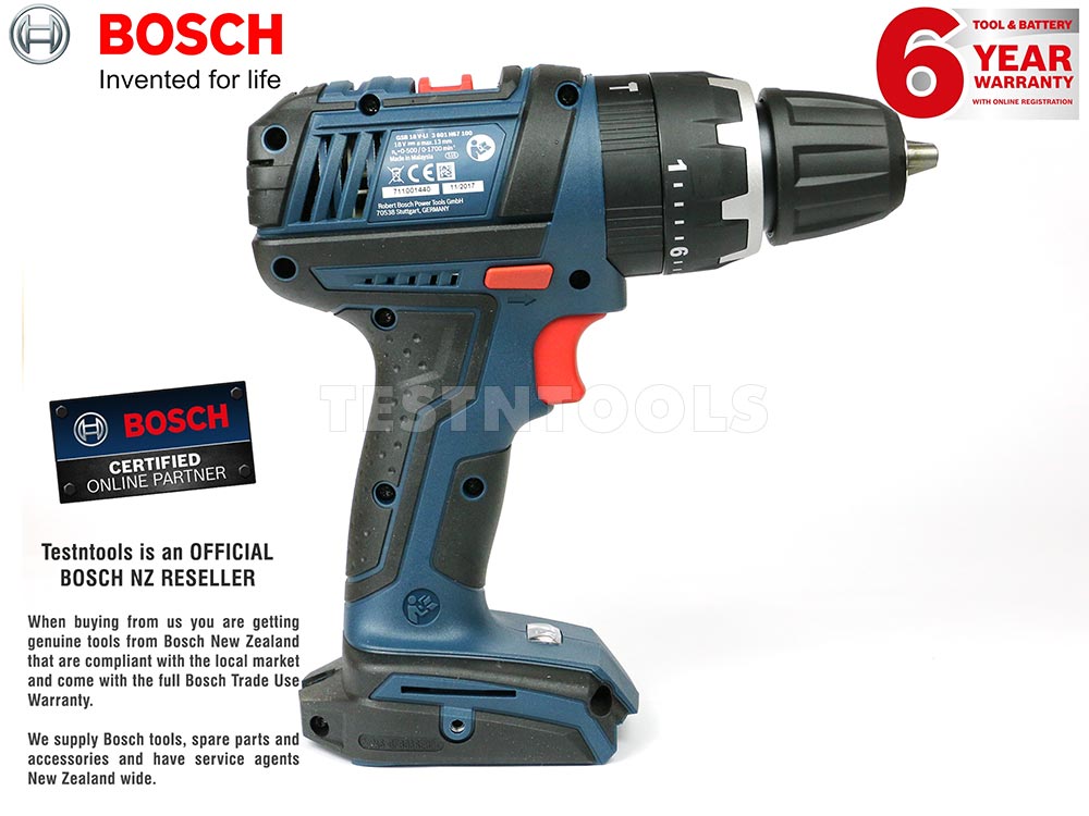 AA TEMPLATE - Bosch 18V Hammer Drill Tool Only GSB 18V-Li Striker 0.9Kg